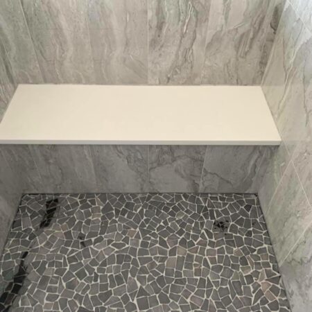 Master bath Shower with seat